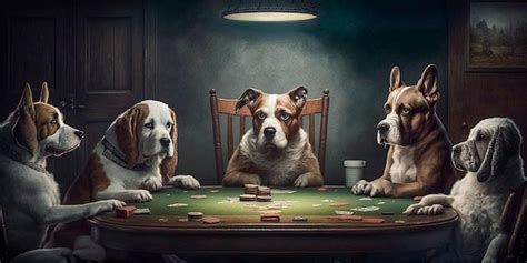 cães jogando poker|Dogs Playing Poker .